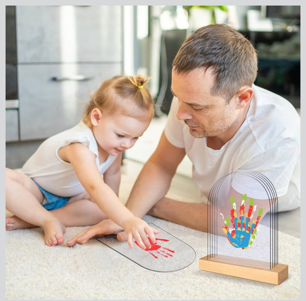 Kit Empreinte de Main Personnalisée – Souvenir Créatif Parent & Enfant