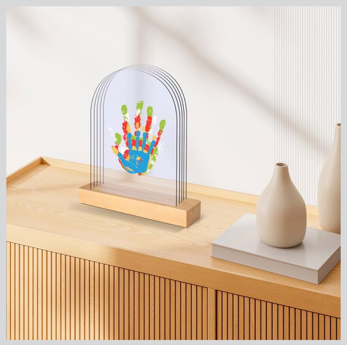 Kit Empreinte de Main Personnalisée – Souvenir Créatif Parent & Enfant