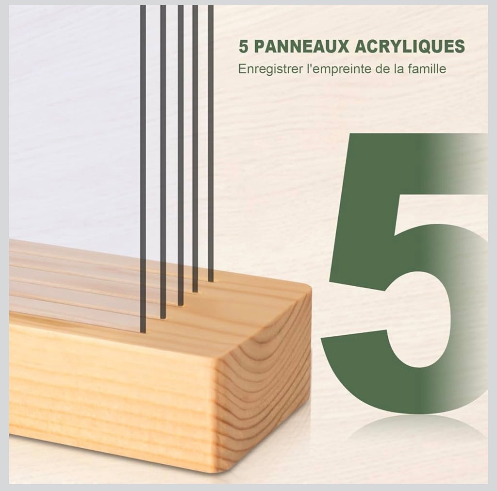 Kit Empreinte de Main Personnalisée – Souvenir Créatif Parent & Enfant