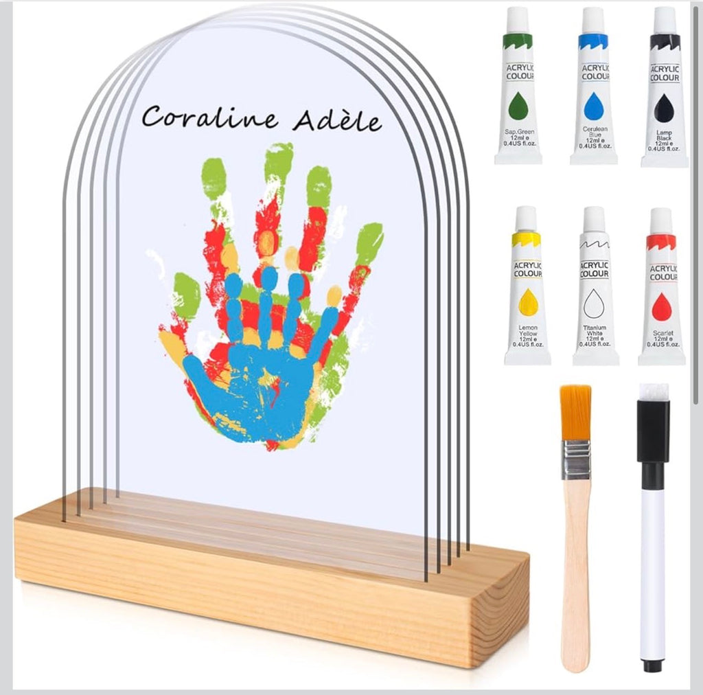 Kit Empreinte de Main Personnalisée – Souvenir Créatif Parent & Enfant