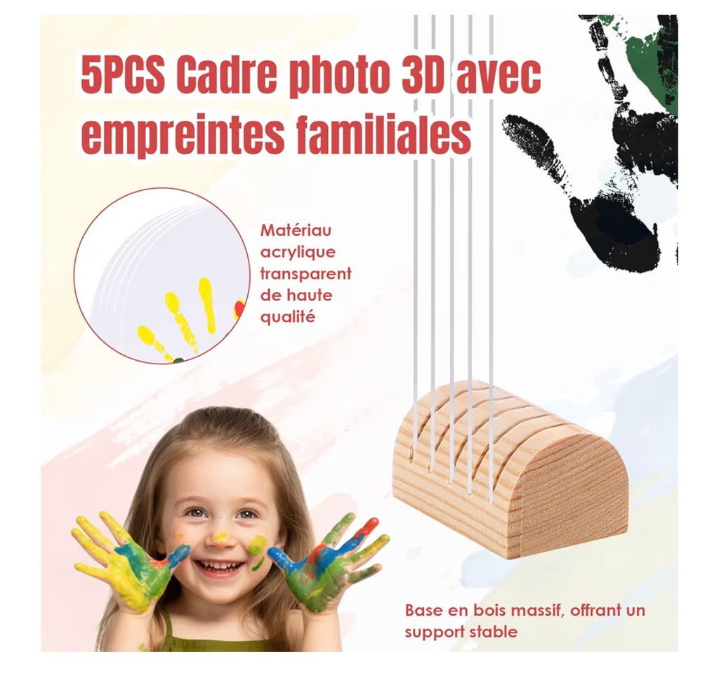 🎨 Kit Empreinte d’Amour Éternel – Souvenir Personnalisé Parent & Enfant